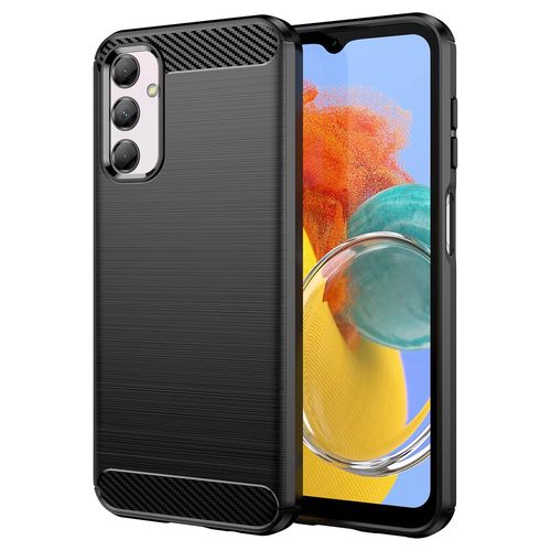 Flexible carbon pattern case for Samsung Galaxy M14 Carbon Case - black, Hurtel 5907769357961 5907769357961