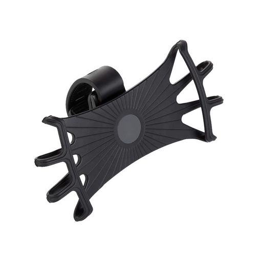 Swivel silicone bike holder with replaceable head - black, Hurtel 5907769358333 5907769358333