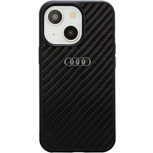 Audi Carbon Fiber iPhone 14 6.1" black/black hardcase AU-TPUPPCIP14-R8/D2-BK, Audi 6955250225342 6955250225342