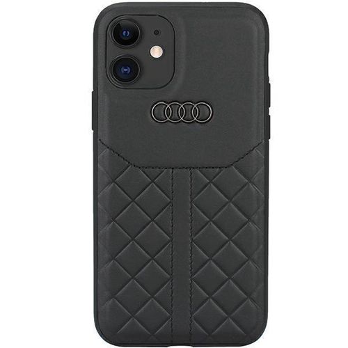 Audi Genuine Leather iPhone 12/12 Pro 6.1&quot; black/black hardcase AU-TPUPCIP12P-Q8/D1-BK, Audi 6955250224420 6955250224420