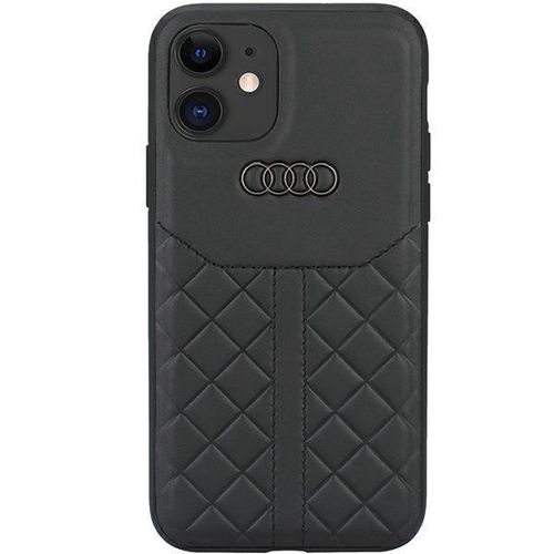 Audi Genuine Leather iPhone 12/12 Pro 6.1&quot; black/black hardcase AU-TPUPCIP12P-Q8/D1-BK, Audi 6955250224420 6955250224420