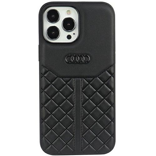 Audi Genuine Leather iPhone 13 Pro / 13 6.1&quot; black/black hardcase AU-TPUPCIP13P-Q8/D1-BK, Audi 6955250226011 6955250226011
