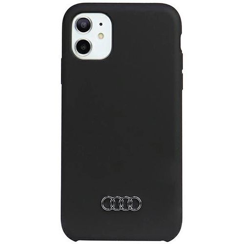 Audi Silicone Case iPhone 12/12 Pro 6.1&quot; black/black hardcase AU-LSRIP12P-Q3/D1-BK, Audi 6955250224475 6955250224475