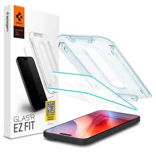 Spigen Glas.tR EZ Fit tempered glass for iPhone 15 / 16 - 2 pcs., Spigen 8809896752244 8809896752244