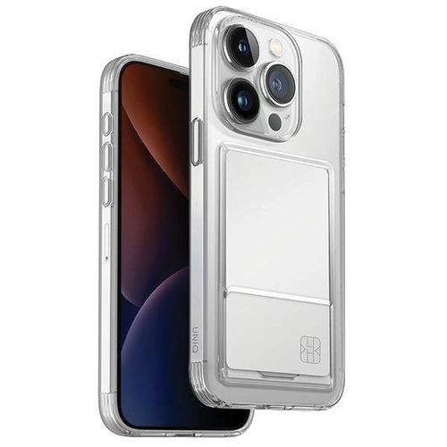 Uniq Air Fender ID Cardslot case for iPhone 15 Pro - transparent, UNIQ 8886463685273 8886463685273