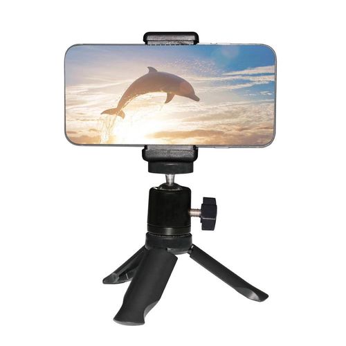 Tripod phone tripod with ball head - black, Hurtel 5907769358968 5907769358968