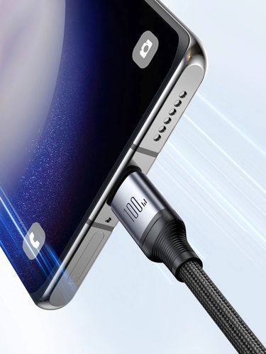 Joyroom Speedy Series S-A21 2in1 USB-C - USB-C / USB-C cable 100W 1.5m - black, Joyroom 6941237100764 6941237100764
