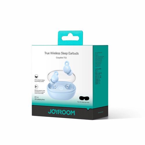 Joyroom JR-TS3 wireless in-ear headphones for sleeping - blue, Joyroom 6941237113597 6941237113597