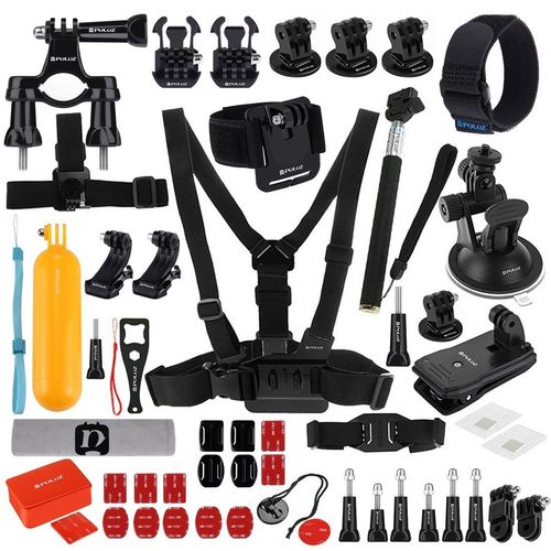 Accessories Puluz Ultimate Combo Kits for sports cameras PKT16 53 in 1, Puluz PKT16