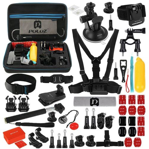 Accessories Puluz Ultimate Combo Kits for sports cameras PKT09 53 in 1, Puluz PKT09