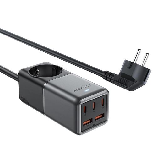 Acefast Z2 GaN 75W PD desktop charger 3x USB-C 2x USB-A - black and gray, Acefast 6974316282501 6974316282501