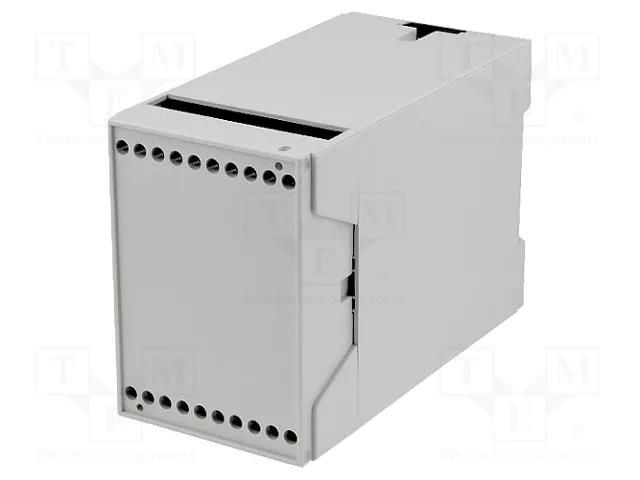 Enclosure: for DIN rail mounting; Y: 109mm; X: 55mm; Z: 75mm; ABS BOPLA CNS55AK