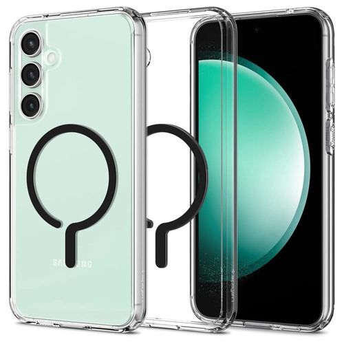 Spigen Ultra Hybrid OneTap Ring Case with MagSafe for Samsung Galaxy S23 FE - Clear Black, Spigen 8809896746915 8809896746915