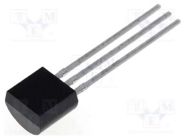 IC: voltage regulator; linear,fixed; -5V; 0.1A; TO92; THT; MC79L00A ONSEMI MC79L05ABPRAG