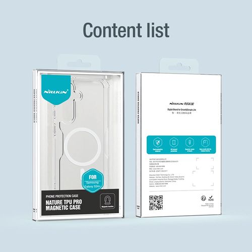 Nillkin Nature Pro armored case with a magnetic ring for Samsung Galaxy S24+ - white, Nillkin 6902048272835 6902048272835