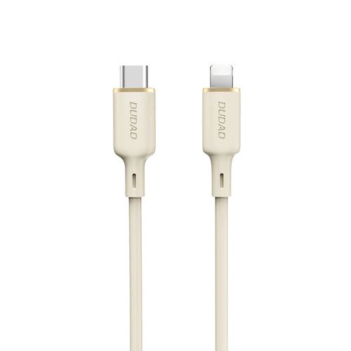 Dudao L7SCL USB-C - Lightning 30W 2m cable - beige, Dudao 6976625331093 6976625331093