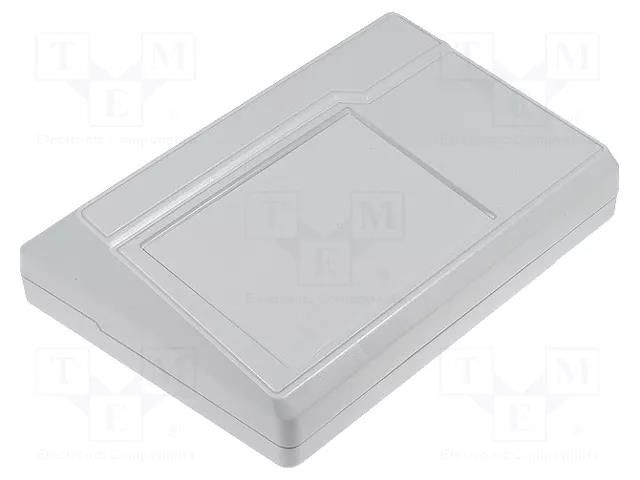 Enclosure: desktop; X: 275mm; Y: 200mm; Z: 83mm; ABS; grey (matt) COMBIPLAST CP-18-4