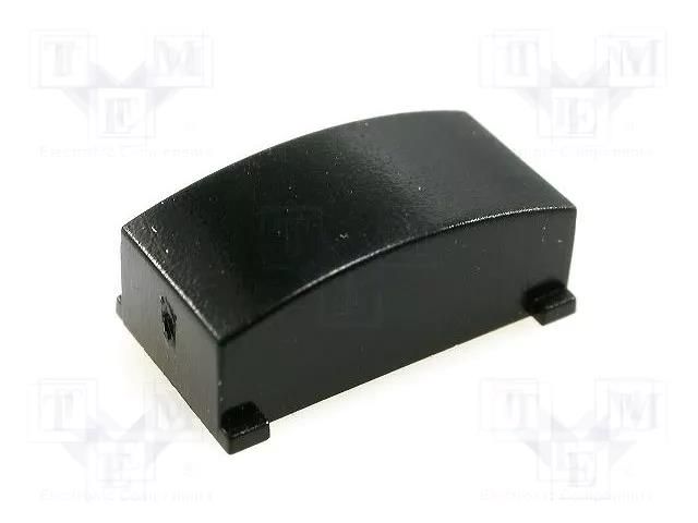 Button; rectangular; black MEC MEC16300-B