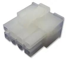 CONNECTOR HOUSING, RCPT, 8 WAY, NYLON MC34511