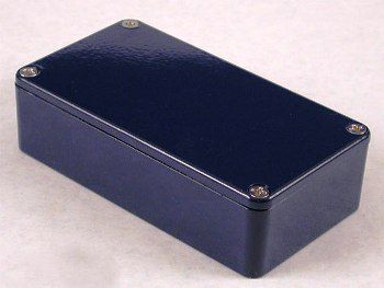 Diecast Aluminum Enclosure 100x50x21mm blue HAMMOND 1590BCB 623980404066