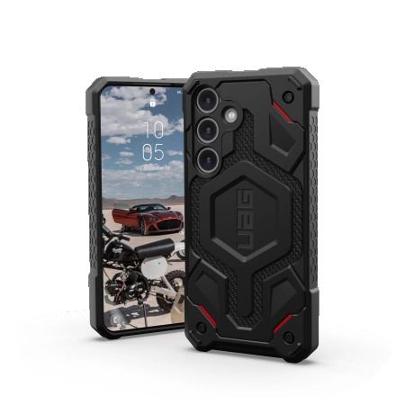 UAG Monarch Pro case for Samsung Galaxy S24 with magnetic module - black kevlar, UAG 214412113940 214412113940