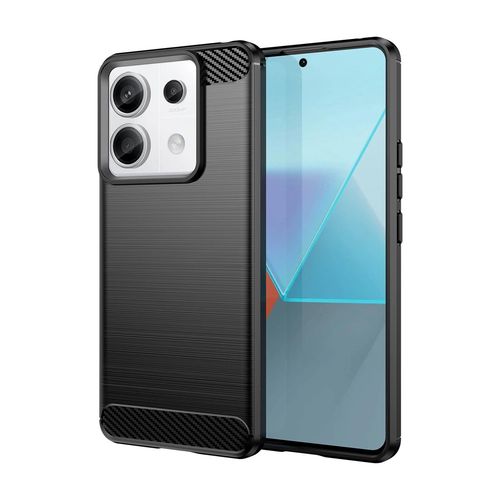 Carbon Case for Xiaomi Redmi Note 13 5G - black, Hurtel 9145576285282 9145576285282