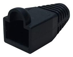 STRAIN RELIEF BOOT, 1POS, PVC, BLACK MC001548