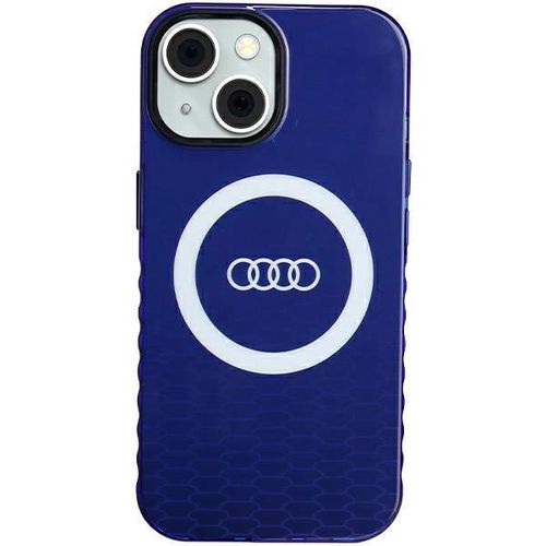 Audi IML Big Logo MagSafe case for iPhone 15 / 14 / 13 - blue, Audi 6955250227377 6955250227377