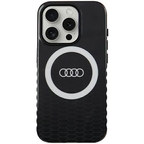 Audi IML Big Logo MagSafe case for iPhone 15 Pro - black, Audi 6955250227308 6955250227308