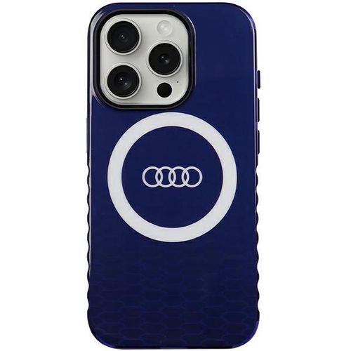 Audi IML Big Logo MagSafe case for iPhone 15 Pro - blue, Audi 6955250227384 6955250227384