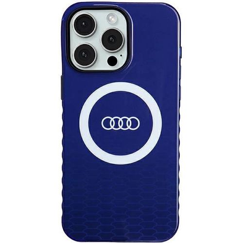 Audi IML Big Logo MagSafe case for iPhone 15 Pro Max - blue, Audi 6955250227407 6955250227407