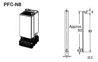 RETAINING CLIPS, FOR RELAY BASE PFC-N8