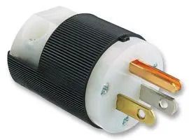 PLUG, 15A 125V, 2P3W, NEMA 5-15P, NYLON HBL5266C