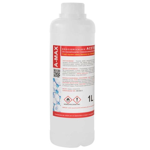 Acetone solvent remover A-MAX 1L, GSG24 A-MAX-1L A-MAX-1L