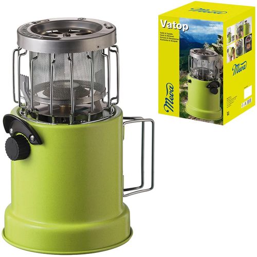 2in1 Tourist stove with a heater for MEVA VATOP gas cartridges, Meva UKP23001 UKP23001