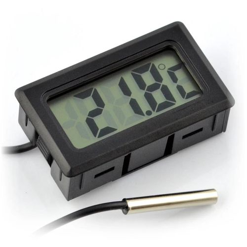 Thermometer with LCD display from -50 °C to 100 °C - black SES-03101 5904422373573