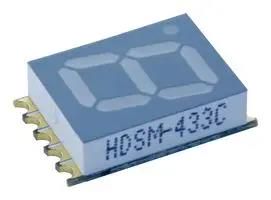 LED DISPLAY, SMD, 7MM, ONG, CA HDSM-281L