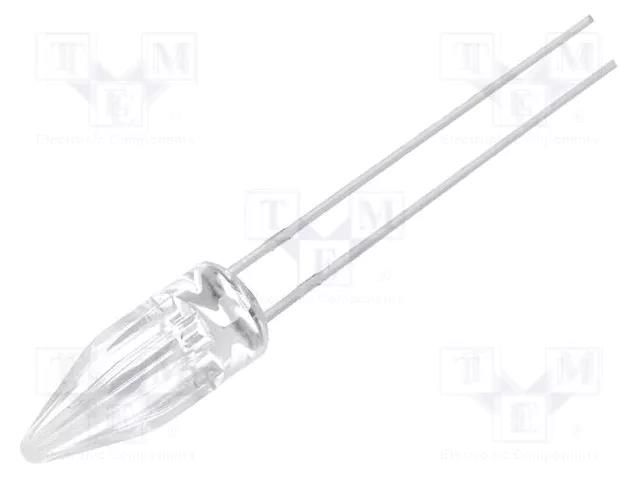 LED; white warm; 5mm; candle light effect; 500÷750mcd; 100°; 20mA OPTOSUPPLY OS2MDK58A1B