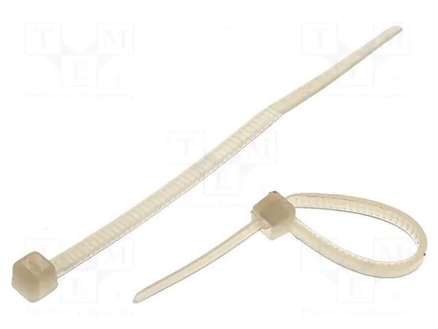 Cable tie; L: 62mm; W: 2.4mm; natural; polyamide; 78.5N; Ømax: 11mm KSS WIRING CV-060