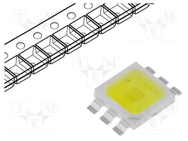 Power LED; white cold; 120°; 700mA; Pmax: 2.4W; P: 3W; 180÷200lm OPTOSUPPLY OSW4XAT3C1E