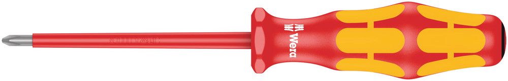 165 i PZ VDE Insulated screwdriver for Pozidriv screws, PZ 0x80, Wera 05006160001