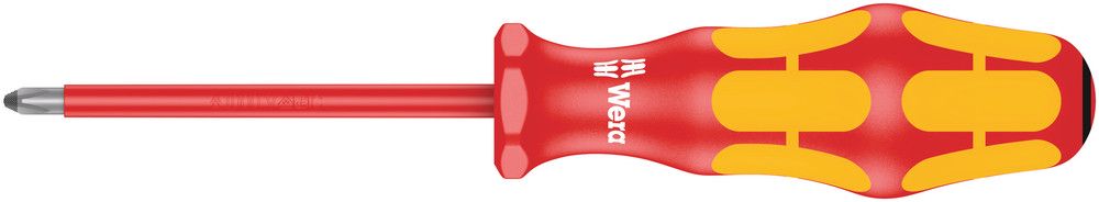 165 i PZ VDE Insulated screwdriver for Pozidriv screws, PZ 1x80, Wera 05006162001