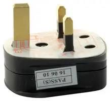 13A MAINS PLUG WITH 13A FUSE BLACK X20 9518 13A BOX OF 20 BLK