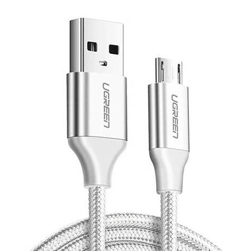 Ugreen US290 60151 USB-A / micro USB 2.4A 1m Cable - White, Ugreen 60151-ugreen 60151-ugreen