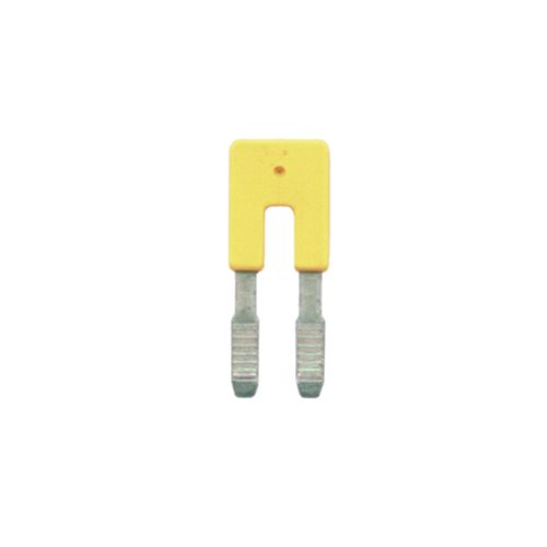 Cross-connector (terminal), Plugged, Number of poles: 2, Pitch in mm: 5.00, Insulated: Yes, 24 A, yellow Weidmuller 1677120000 04008190467678