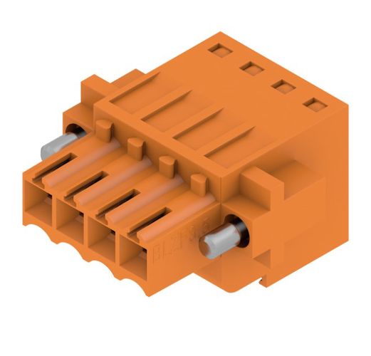 PCB plug-in connector, female plug, 3.50 mm, Number of poles: 4, 180°, Tension-clamp connection, Clamping range, max. : 1.5 mm², Box 1690900000