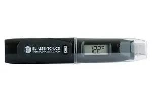 DATA LOGGER, -200DEG TO 1350DEG, USB,LCD EL-USB-TC-LCD