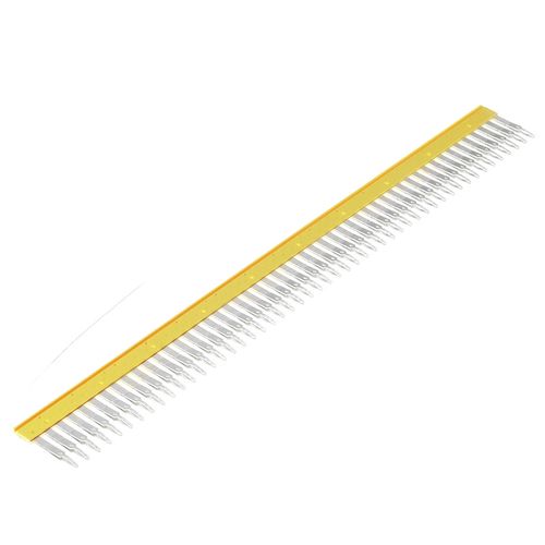 Cross-connector (terminal), Plugged, Number of poles: 50, Pitch in mm: 5.10, Insulated: Yes, 24 A, yellow Weidmuller 1697540000 04008190883256