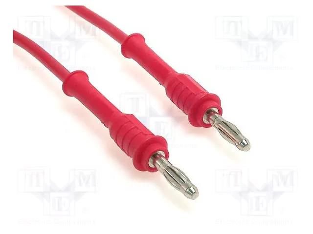 Test lead; 70VDC; 33VAC; 20A; banana plug 4mm,both sides; Len: 2m ELECTRO-PJP PJP2119-200R