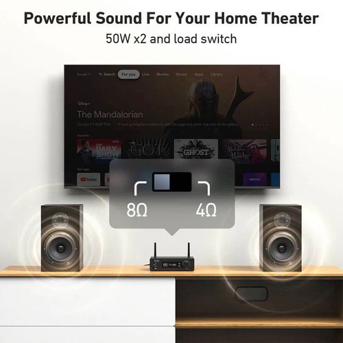 Arylic H50 Wireless stereo amplifier, Rakoit Technology (HK) CO., LTD H50 4779027629230